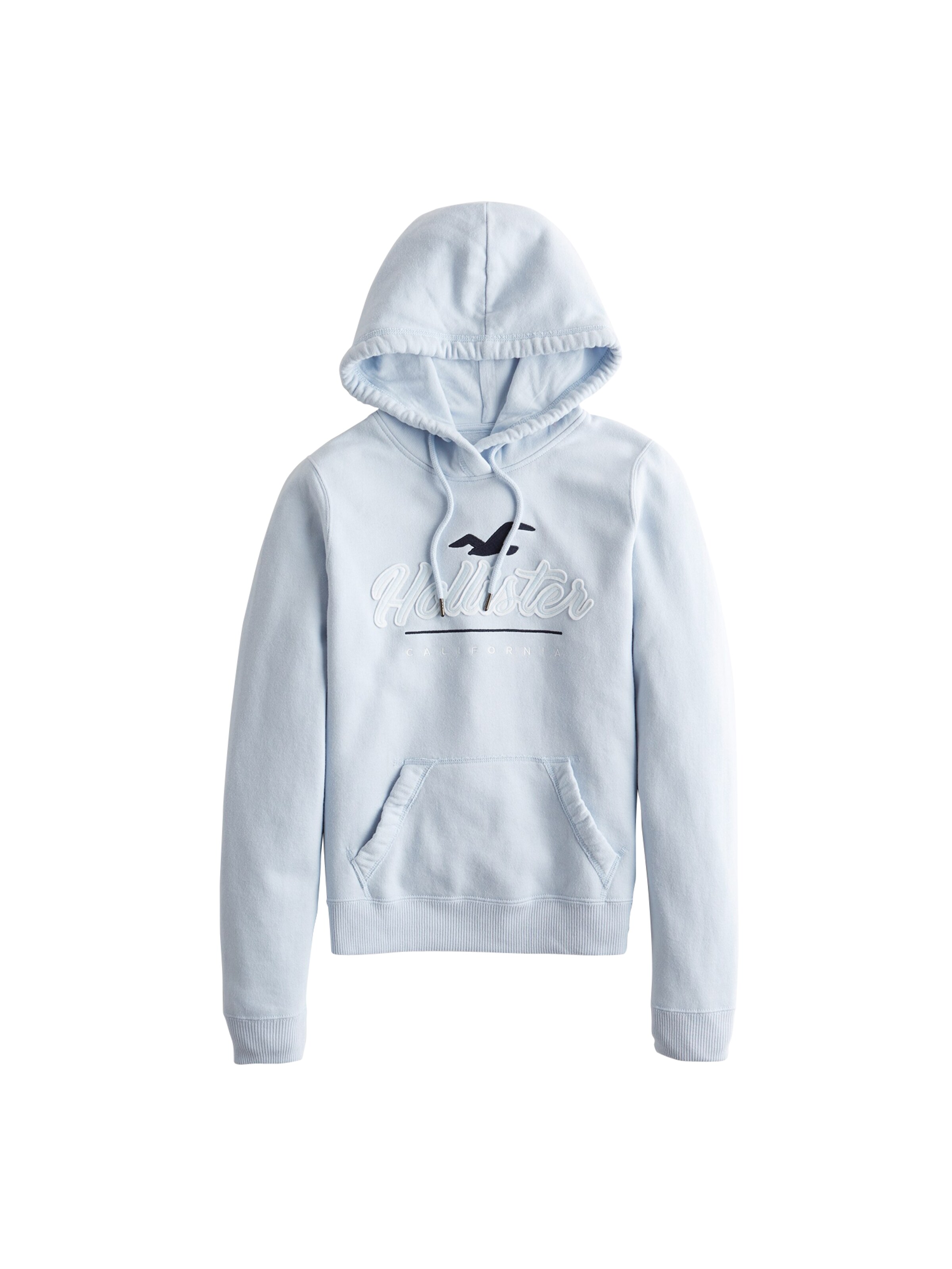 HOLLISTER - Sweatshirt 'BTS19-CLASSIC POPOVER' in de kleur Lichtblauw