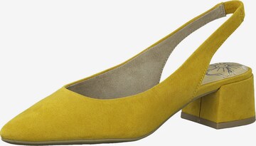 MARCO TOZZI Slingpumps i gul: forside