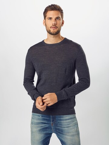 Tiger of Sweden - Regular Fit Pullover 'Nichols' em cinzento: frente