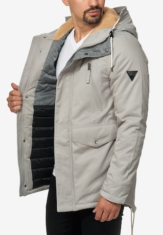 Parka d’hiver 'Loaf ' INDICODE JEANS en gris