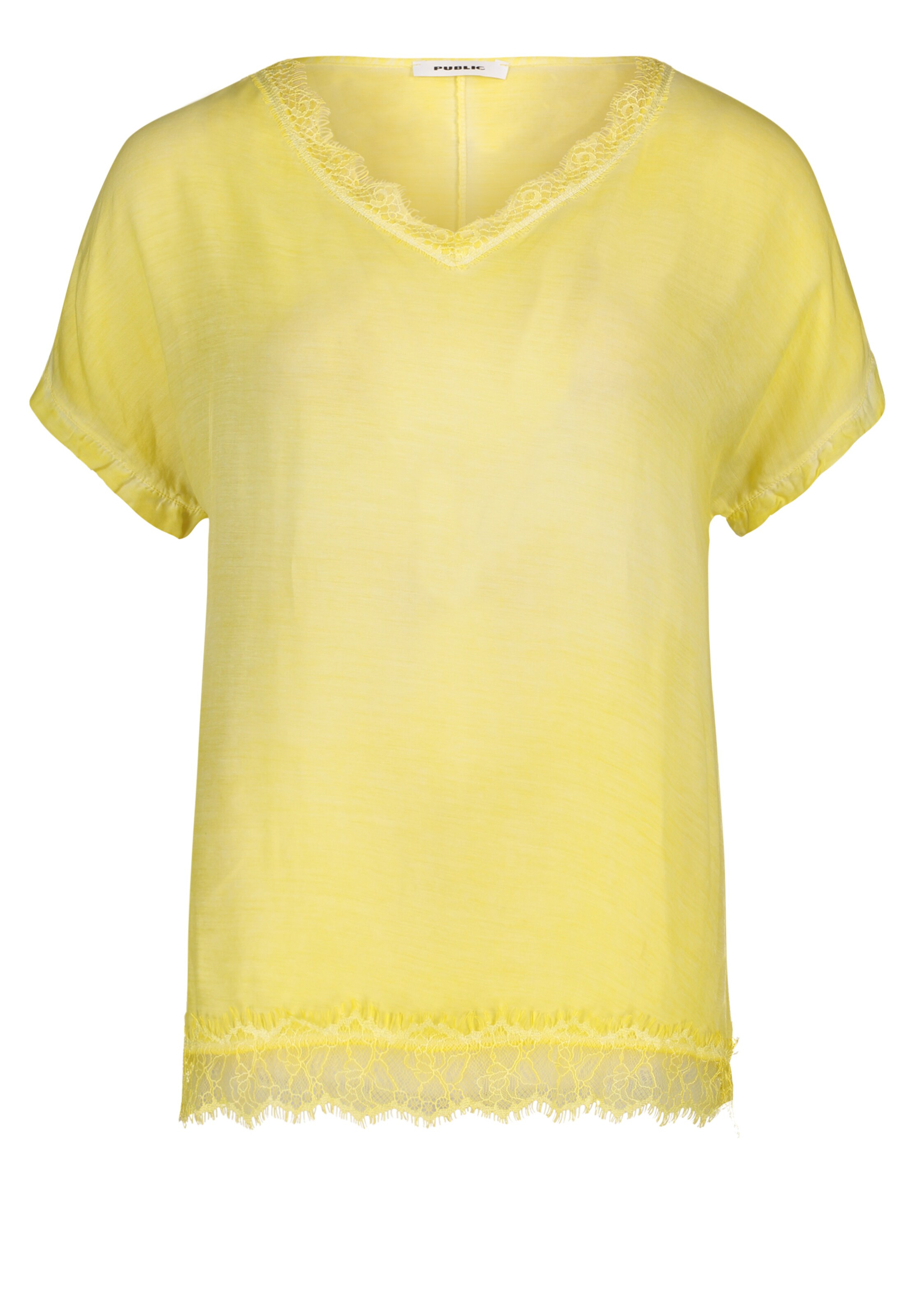 Public - Blouse in de kleur Geel