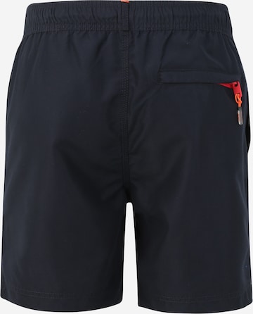 Superdry Regular Badeshorts in Schwarz