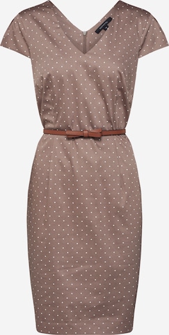 COMMA Dress in Brown: front