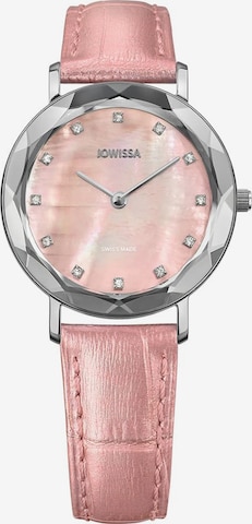 JOWISSA Analoog horloge 'Aura' in Roze: voorkant