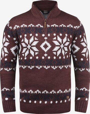 !Solid Sweater 'Norwin' in Red: front