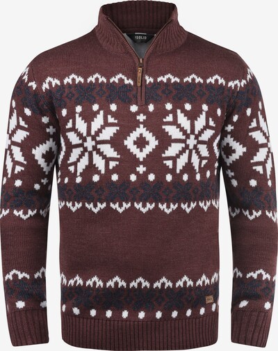 !Solid Sweater 'Norwin' in Wine red, Item view