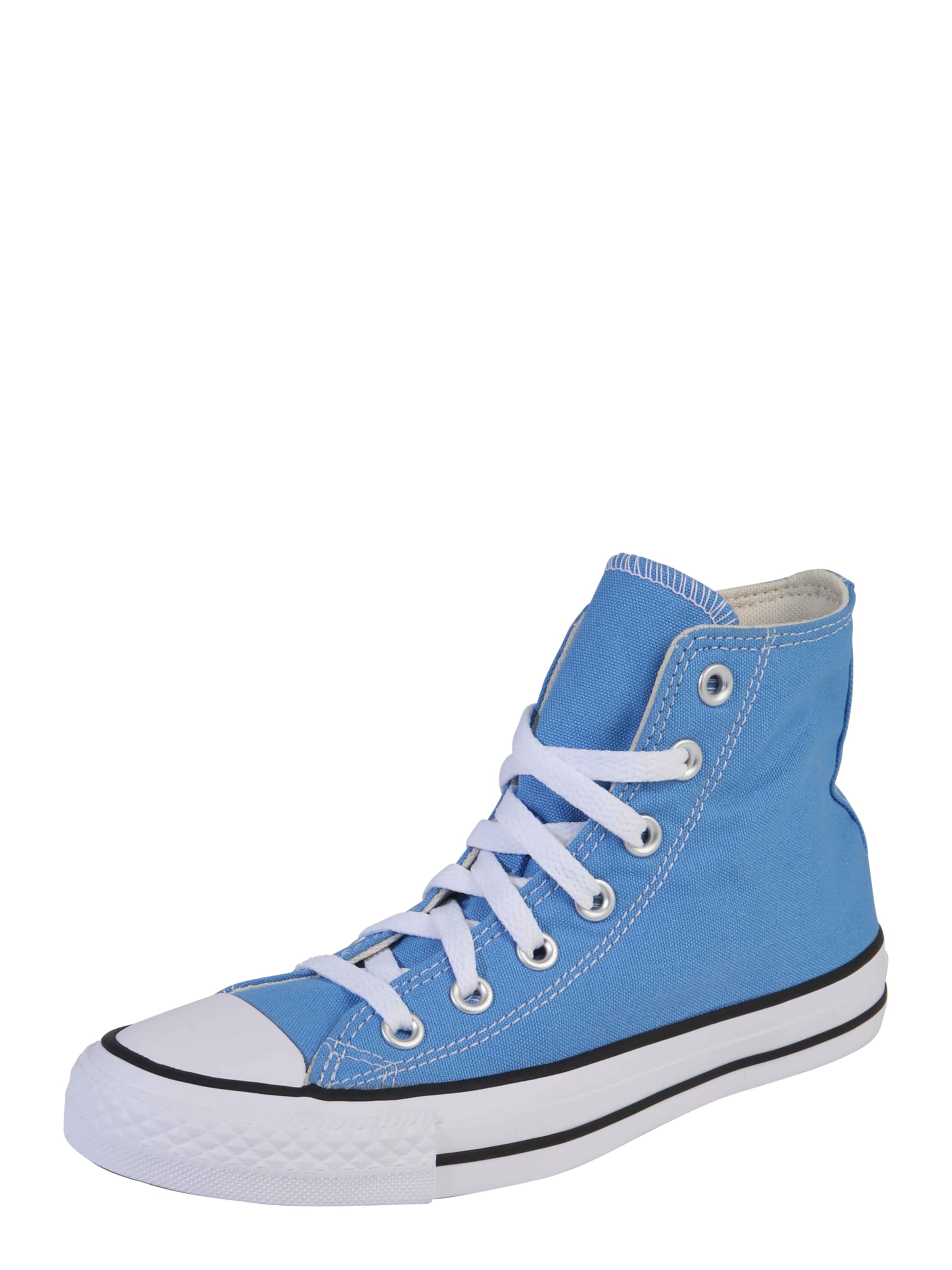 converse haute bleu clair