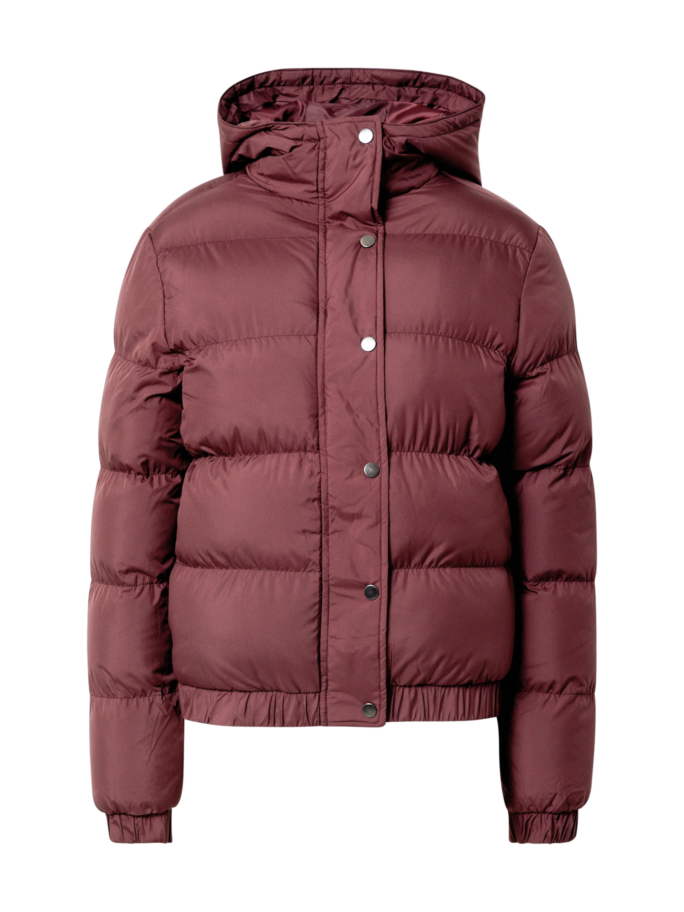 Urban Classics Winter jacket in Red: front