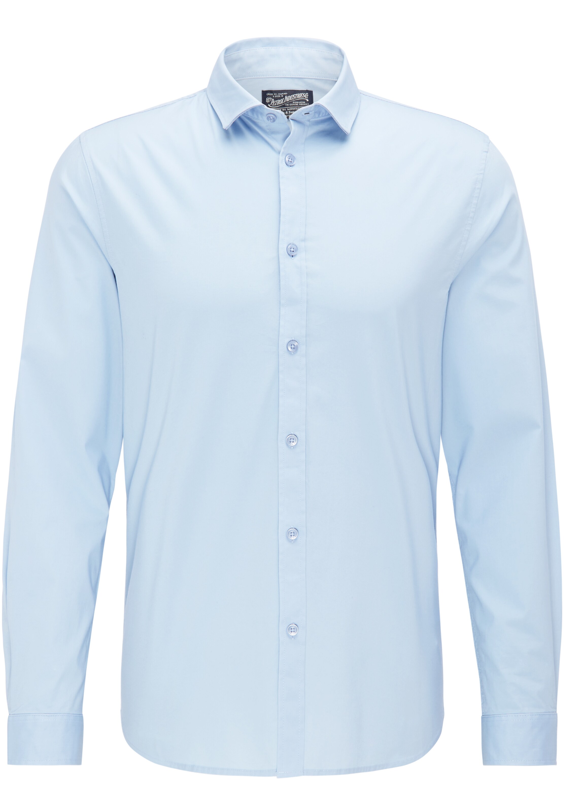 Petrol Industries - Overhemd in de kleur Lichtblauw