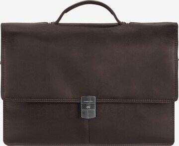 Harold's Document Bag 'Country' in Brown: front