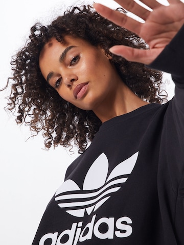 ADIDAS ORIGINALS Sweatshirt 'Trefoil' in Schwarz