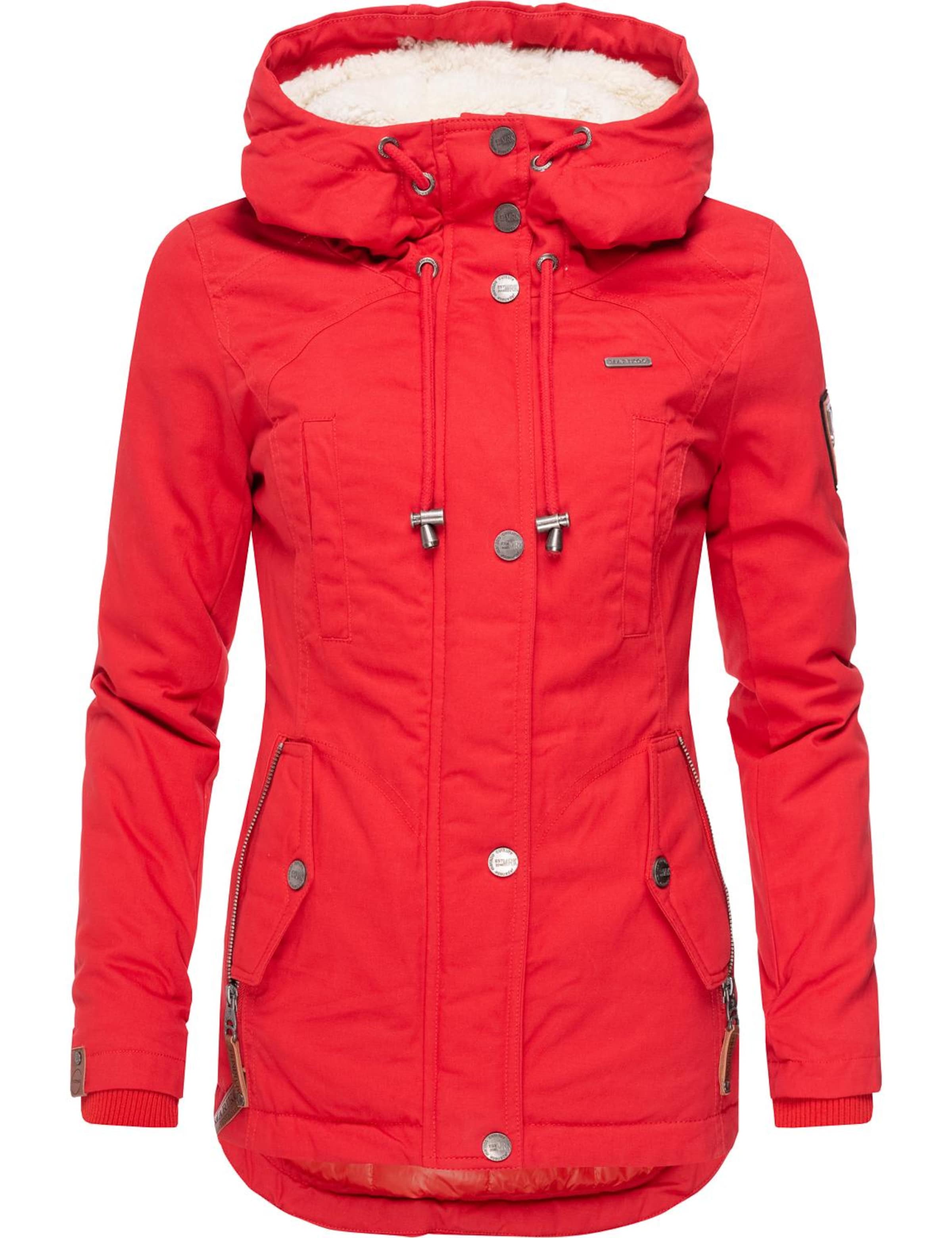 MARIKOO Зимняя парка 'Bikoo' в Красный: спереди