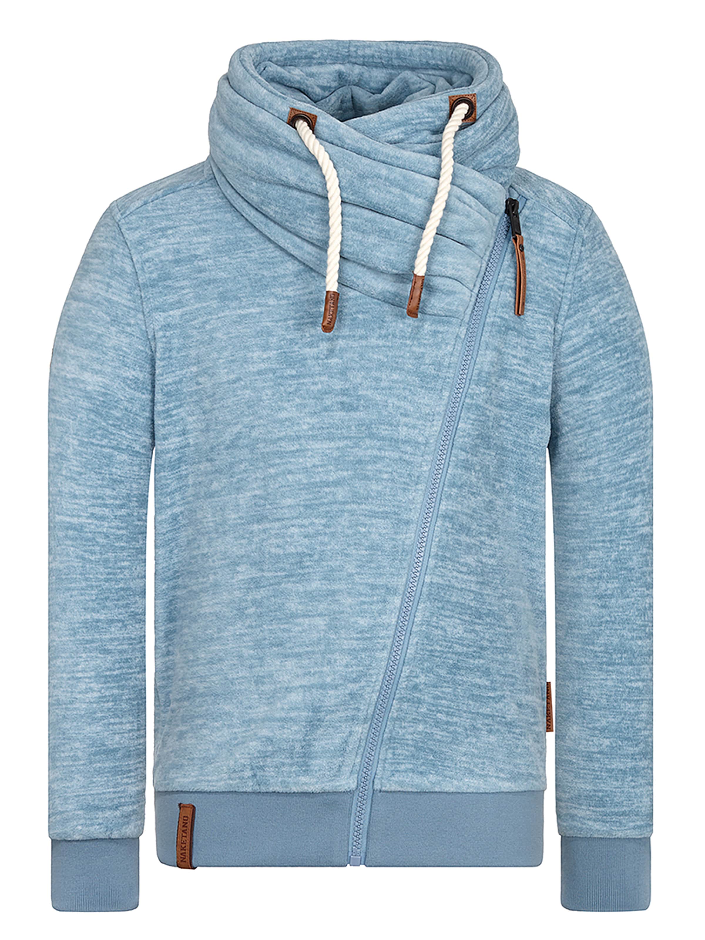 naketano - Sweatvest in de kleur Lichtblauw