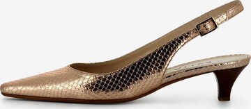 EVITA Damen Sling Pumps in Gold