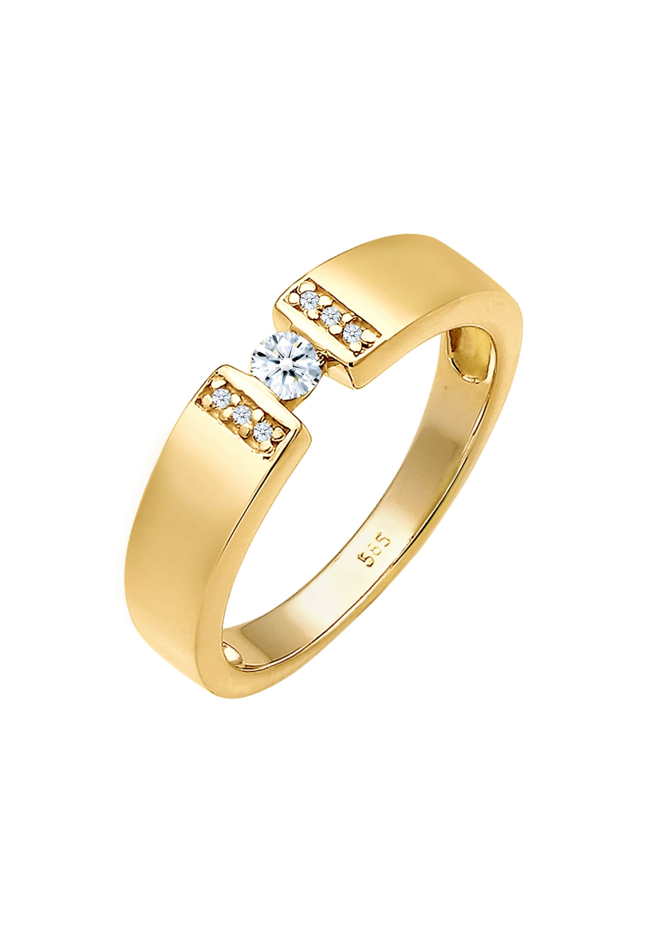 Bague Elli DIAMONDS en or : devant