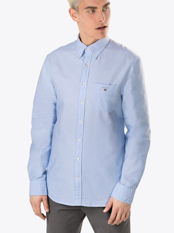 GANT Regular fit Button Up Shirt in Blue