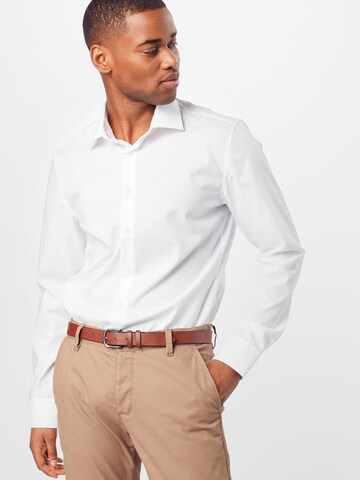 SEIDENSTICKER Slim fit Business Shirt in White