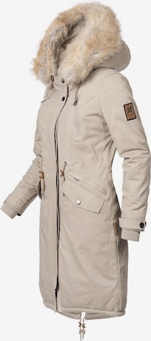 Parka de iarnă 'Kin-Joo' de la NAVAHOO pe bej