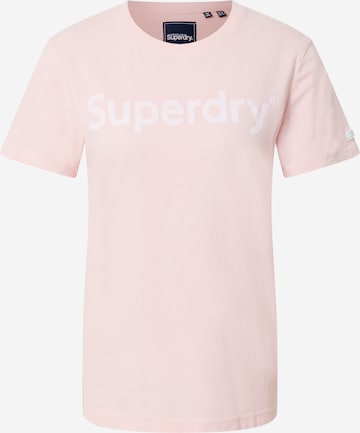 Superdry T-Shirt in Pink: predná strana