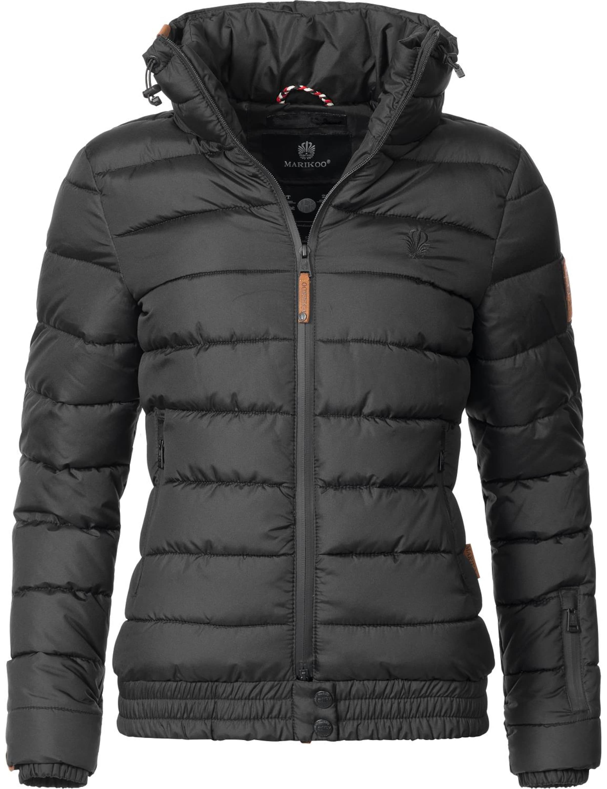 Giacca invernale 'Poison' di MARIKOO in nero: frontale