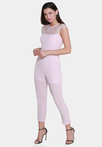 Tuta jumpsuit di Usha in rosa: frontale