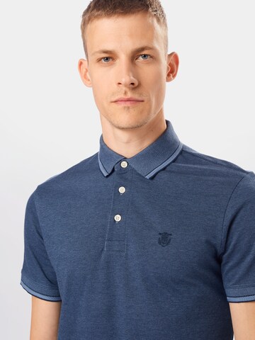 SELECTED HOMME - Ajuste regular Camiseta 'Twist' en azul