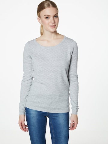 VERO MODA Trui 'VMCare' in Grijs: voorkant