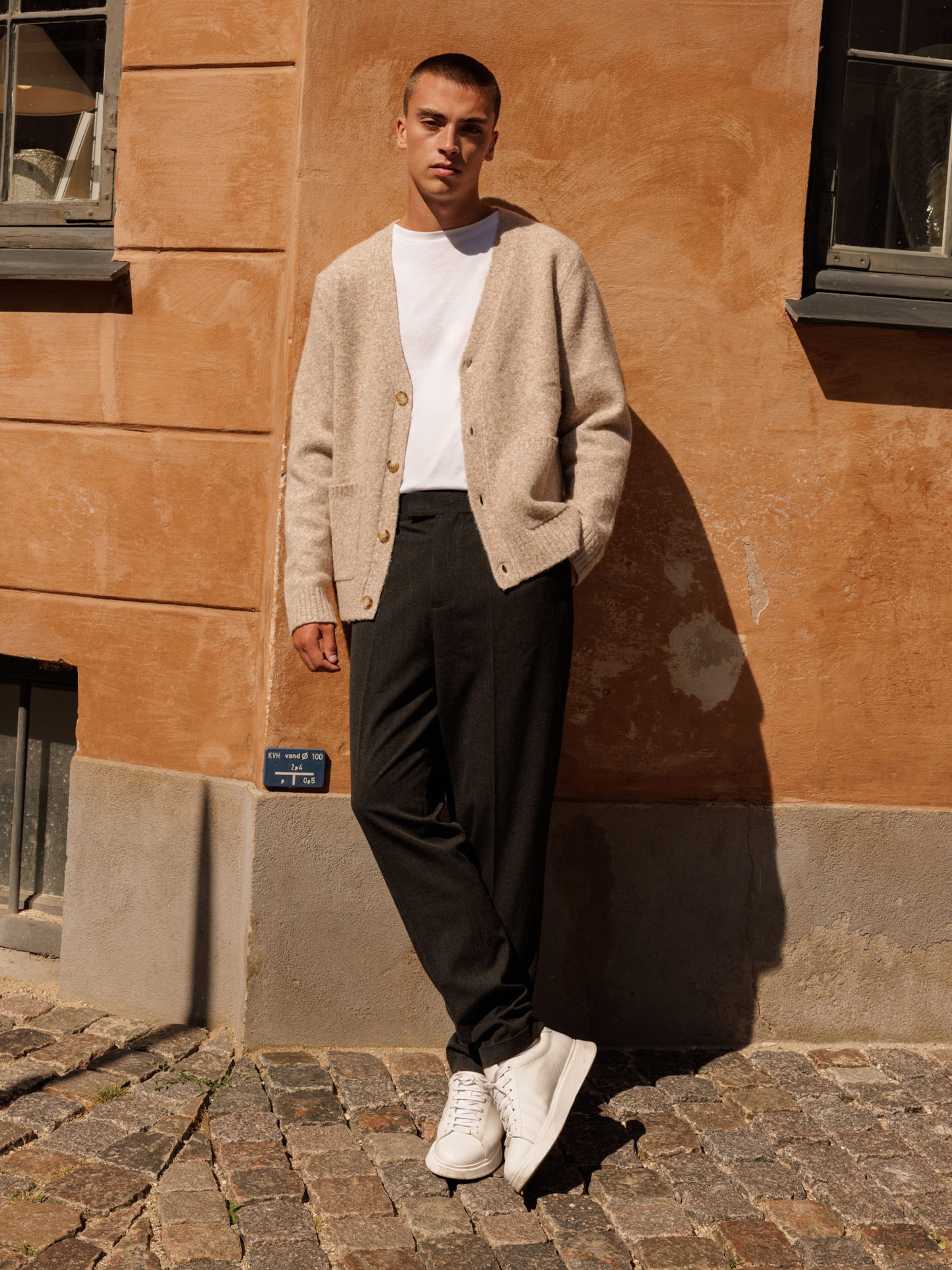 George - Knit Cardigan And Tshirt Look