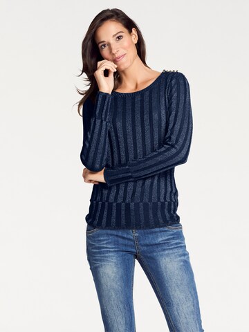 Pull-over heine en bleu : devant