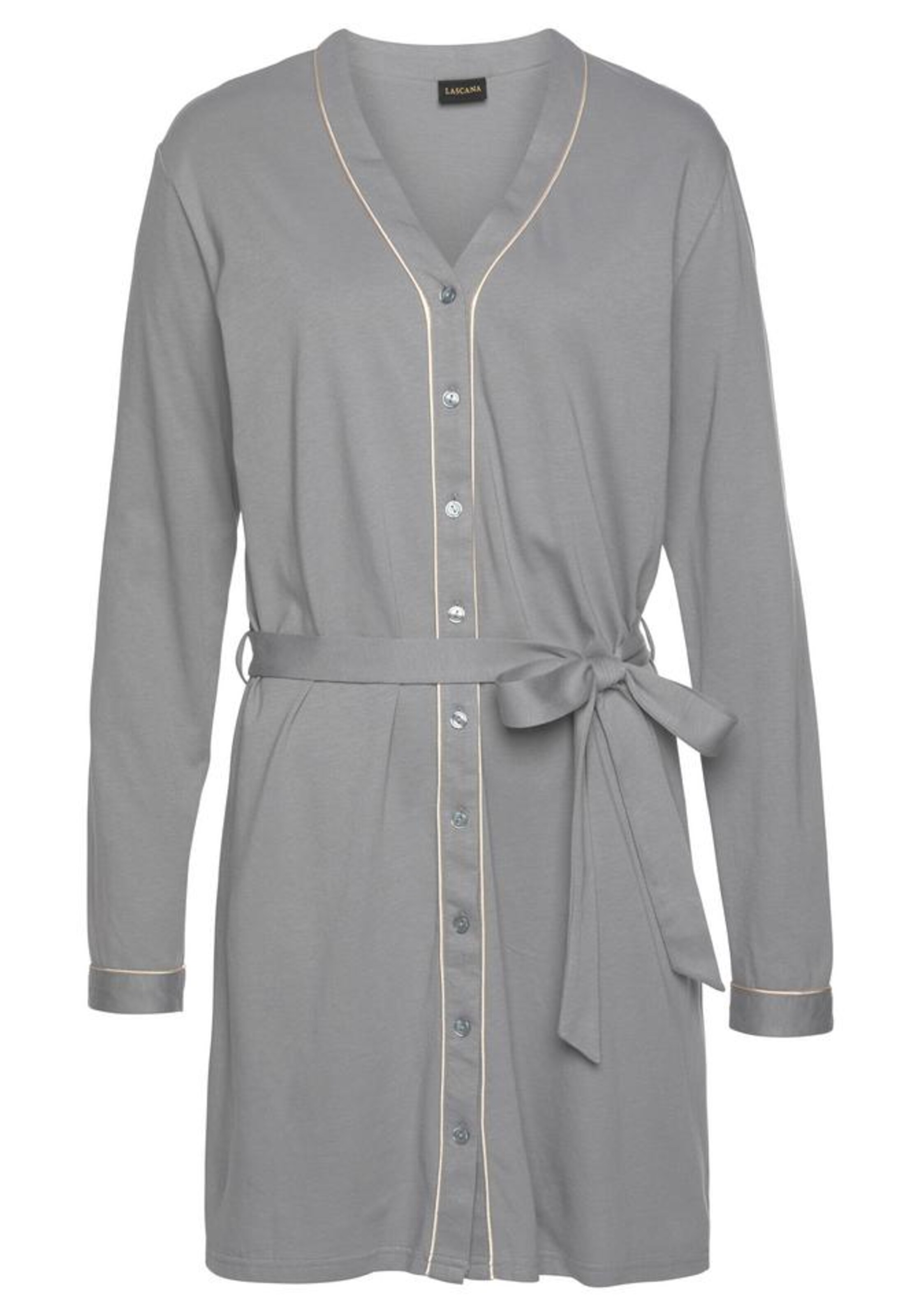 LASCANA - Nachthemd in de kleur Grijs