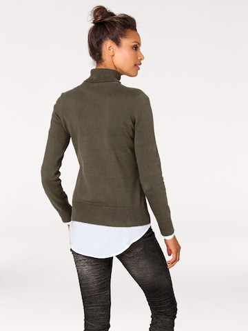 Pullover di heine in verde: dietro