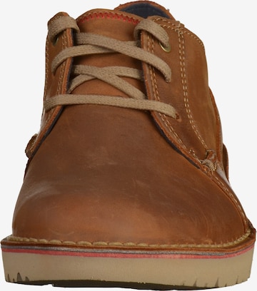 CLARKS Schnürschuh 'Vargo Plain' in Braun