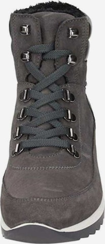 MANITU Lace-Up Ankle Boots in Grey