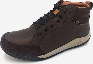 CLARKS Lace-Up Boots in Brown: front