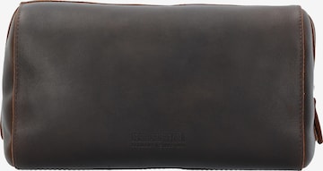 LEONHARD HEYDEN Toiletry Bag 'Salisbury' in Brown: front