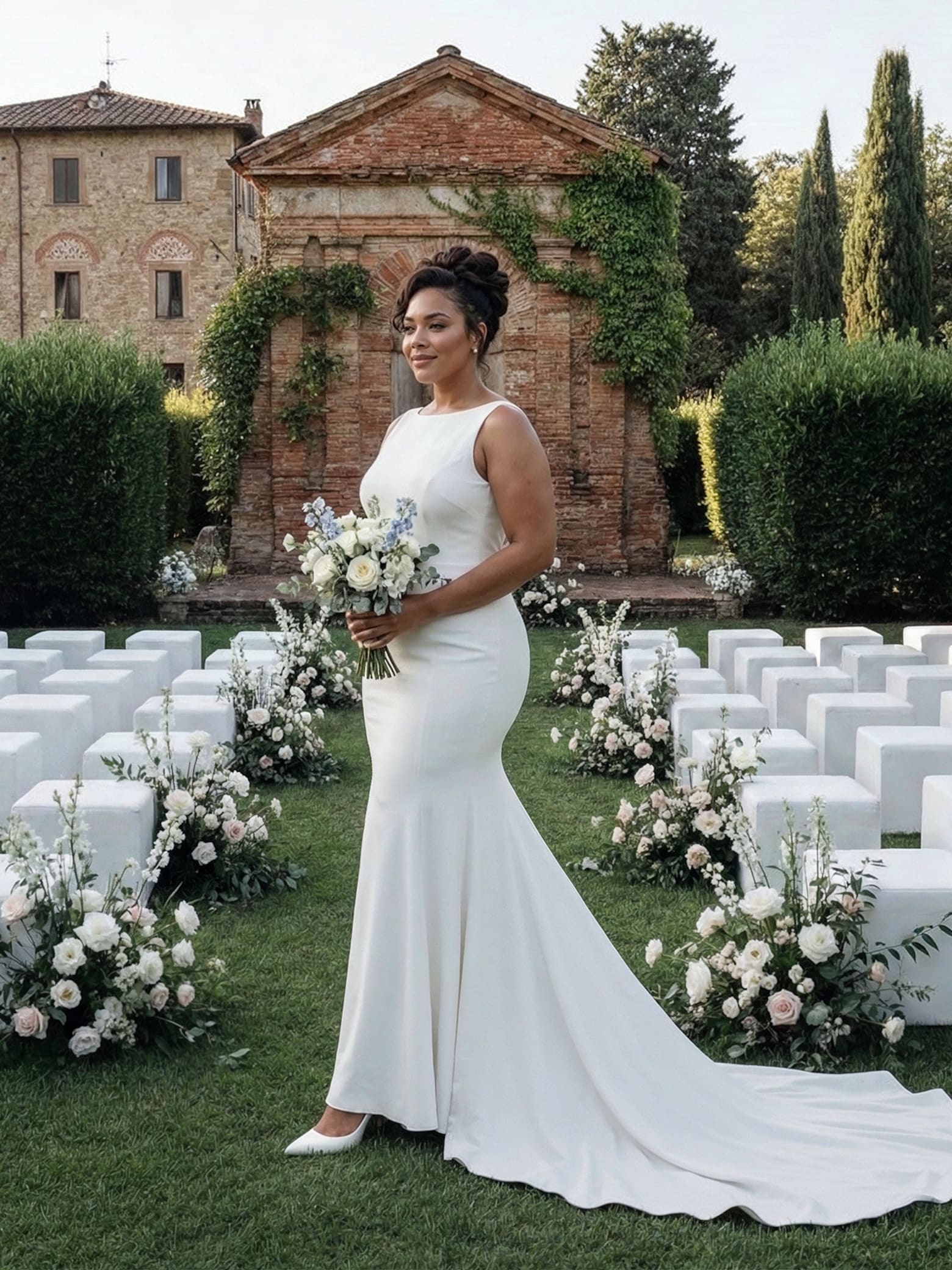 Graceful silhouettes that highlight your natural beauty Beautiful Styles for Curvy Brides