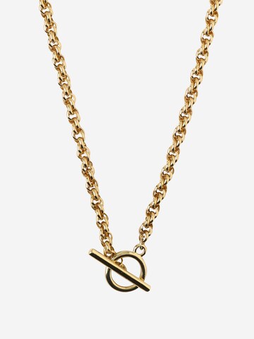 Orelia Ketting 'Chunky bar necklace' in Goud