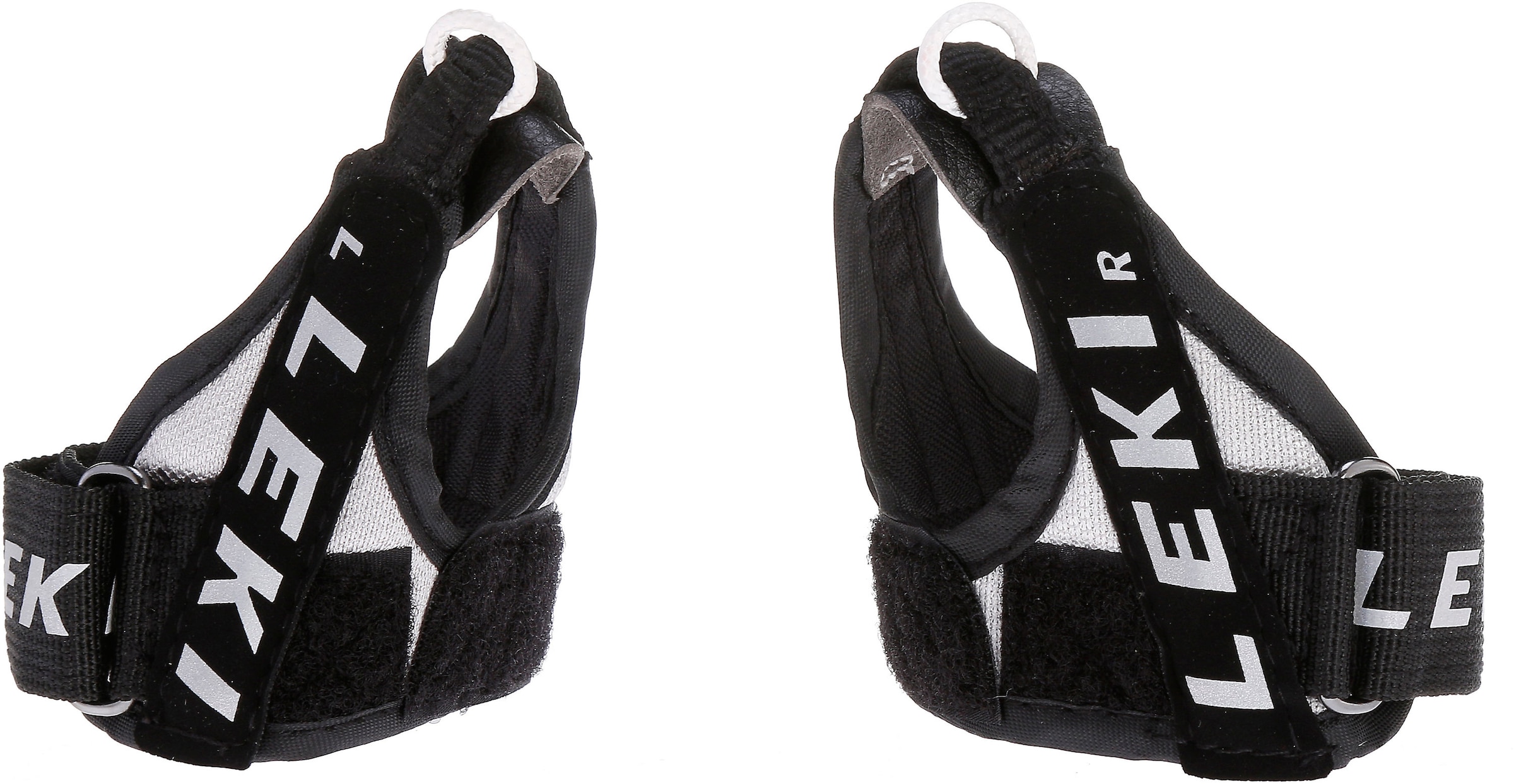 LEKI 'Trigger 3 Shark' Handschlaufen in Schwarz: Vorderseite