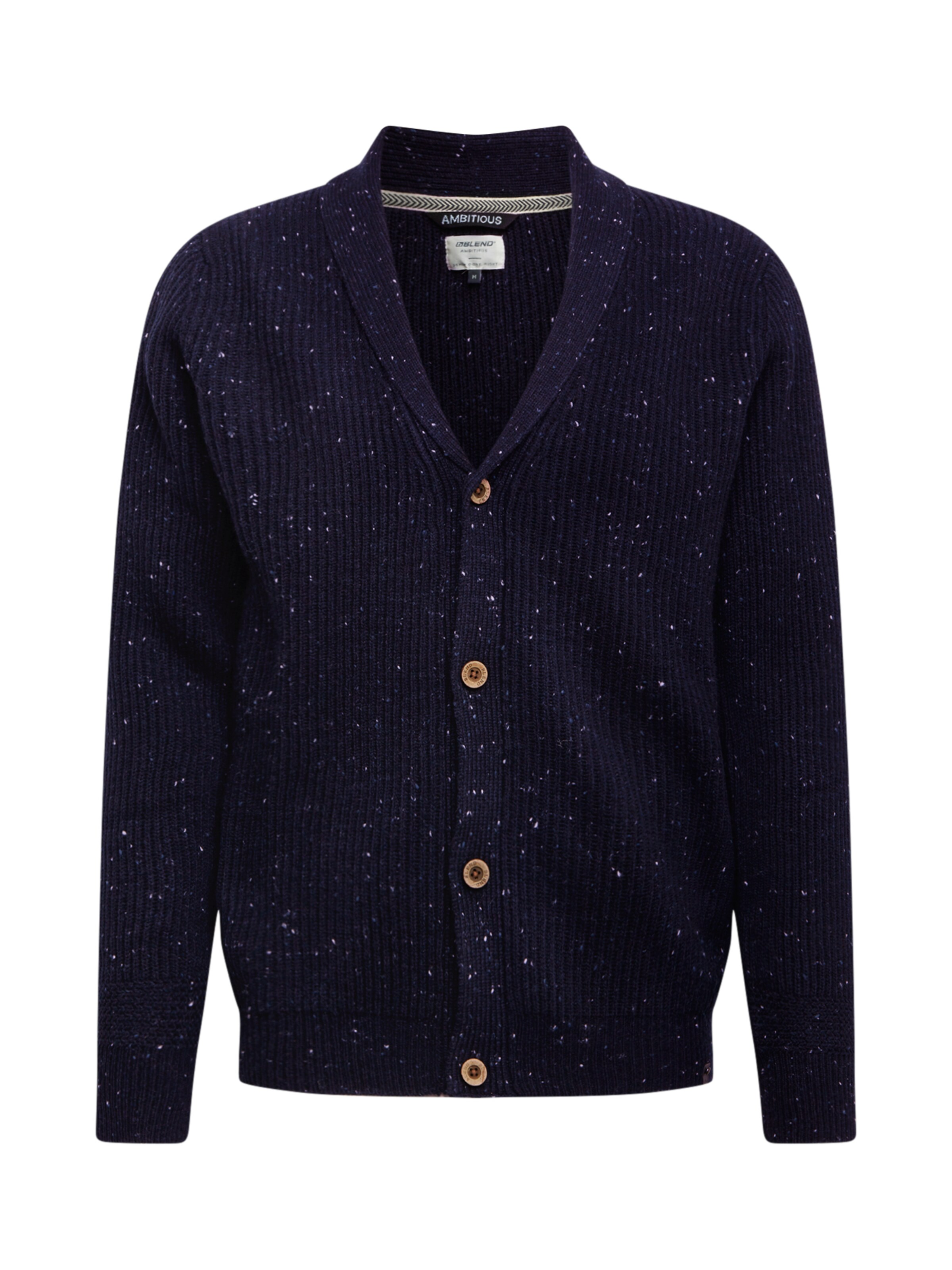 BLEND - Gebreid vest 'Ambitious' in de kleur Navy