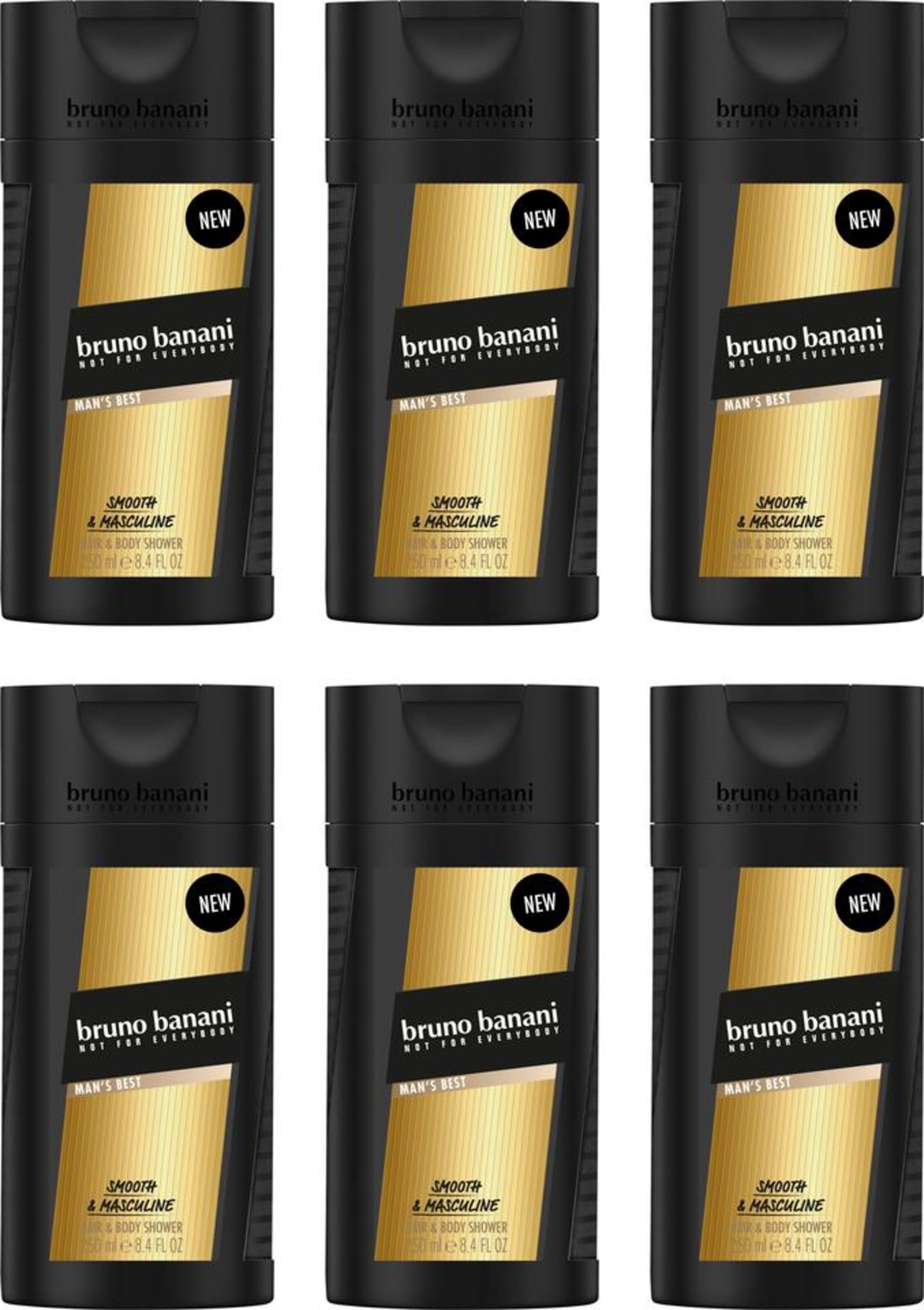 Bruno Banani Duschgel Man S Best In Gold Schwarz About You