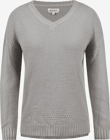 DESIRES Sweater 'Ina' in Grey: front