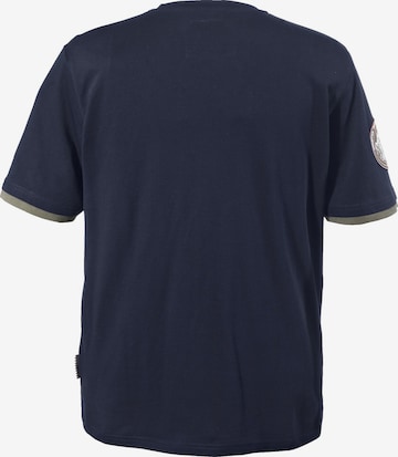 Jan Vanderstorm T-Shirt 'Sölve' in Blau