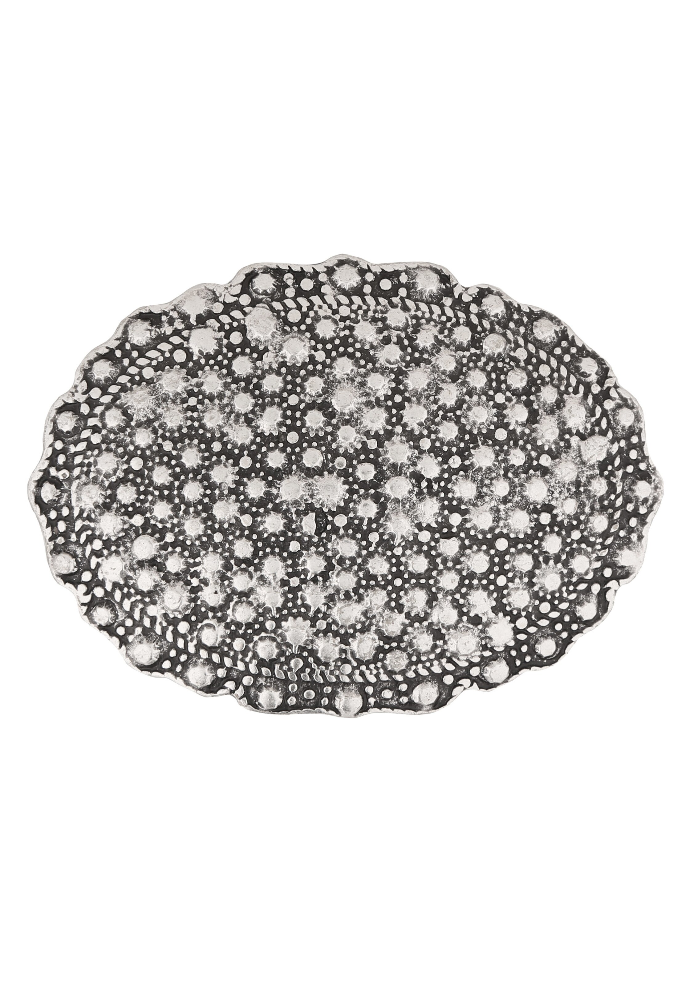 RETTUNGSRING by showroom 019° Belt in Silver: front