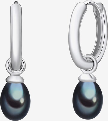 Boucles d'oreilles Valero Pearls en argent : devant