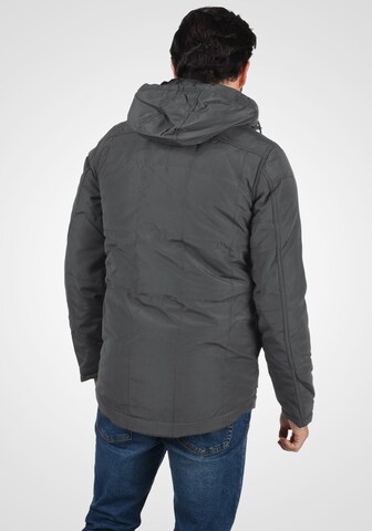 BLEND Winter Jacket 'Polygon' in Grey