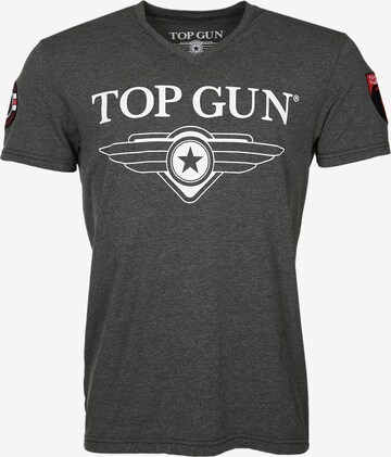 TOP GUN Polo 'Hyper' in Grau: predná strana