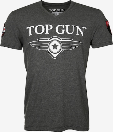 TOP GUN Polo 'Hyper' in Grau: predná strana