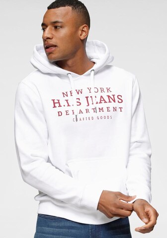 H.I.S Sweatshirt in Weiß