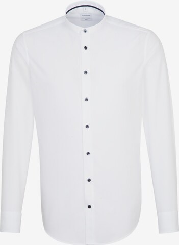 SEIDENSTICKER Slim fit Business Shirt in White: front