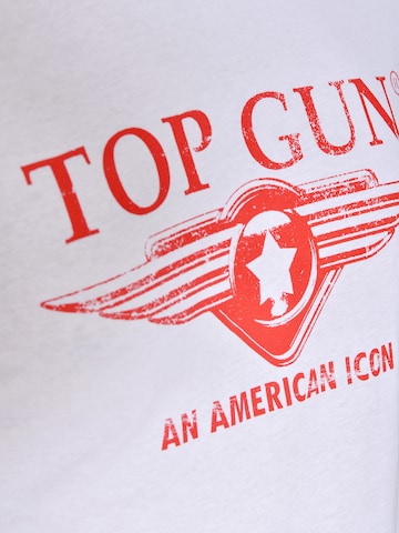 TOP GUN Shirt 'Beach' in White